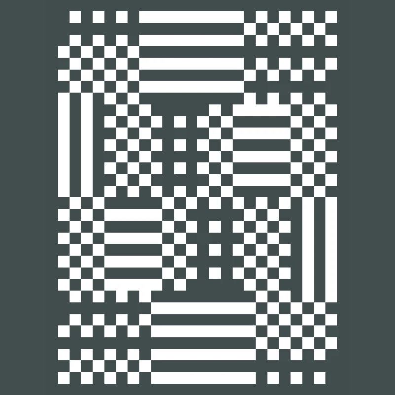 GridFlux Monochrome Optical Pattern