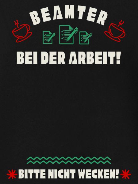 Schlafender Beamter