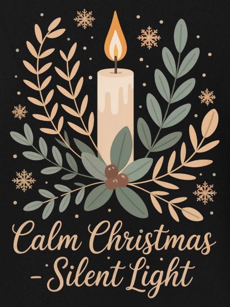 Botanisches Weihnachtsdesign
