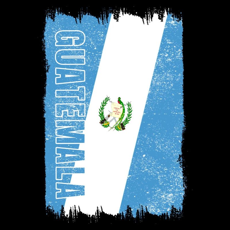 Drapeau vintage du Guatemala