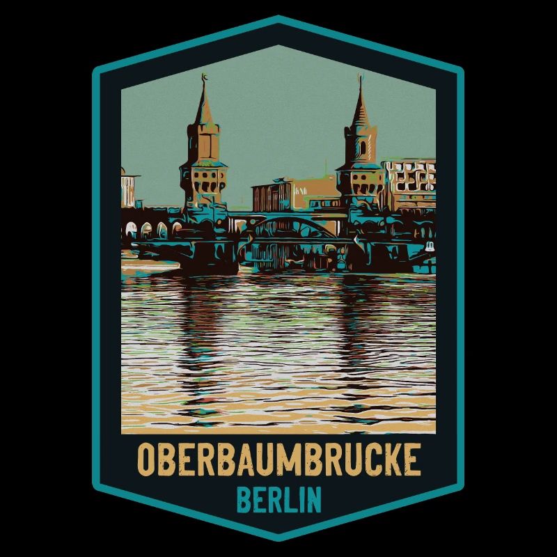 Illustration Oberbaumbrücke, Berlin