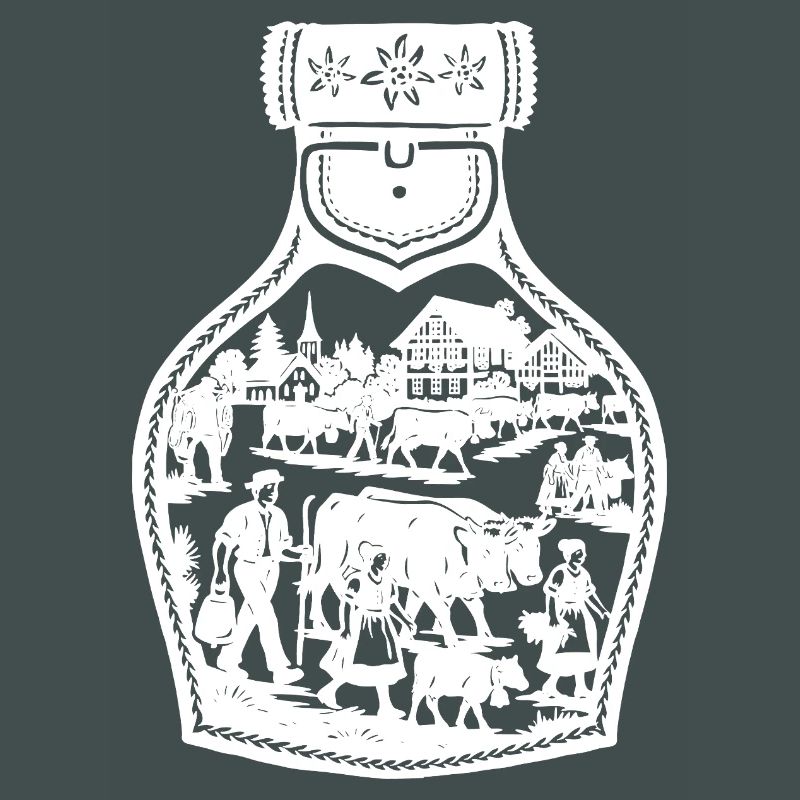 Alpabfahrt white