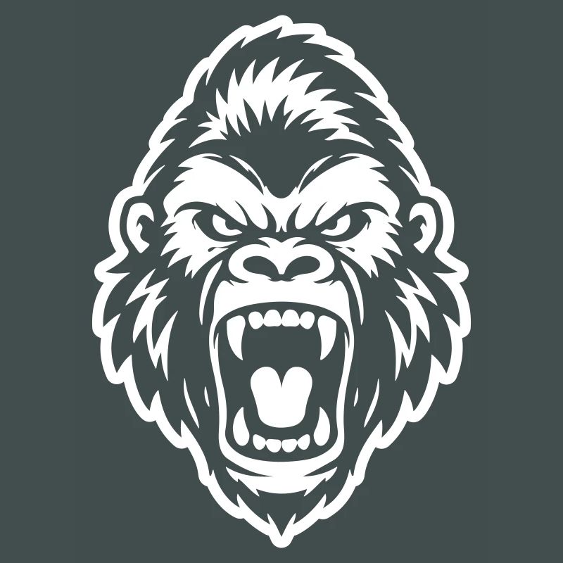 Gorilla Kopf