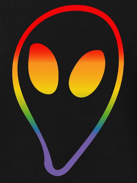 Regenbogen Alien LGBTQI lgbt tshirt