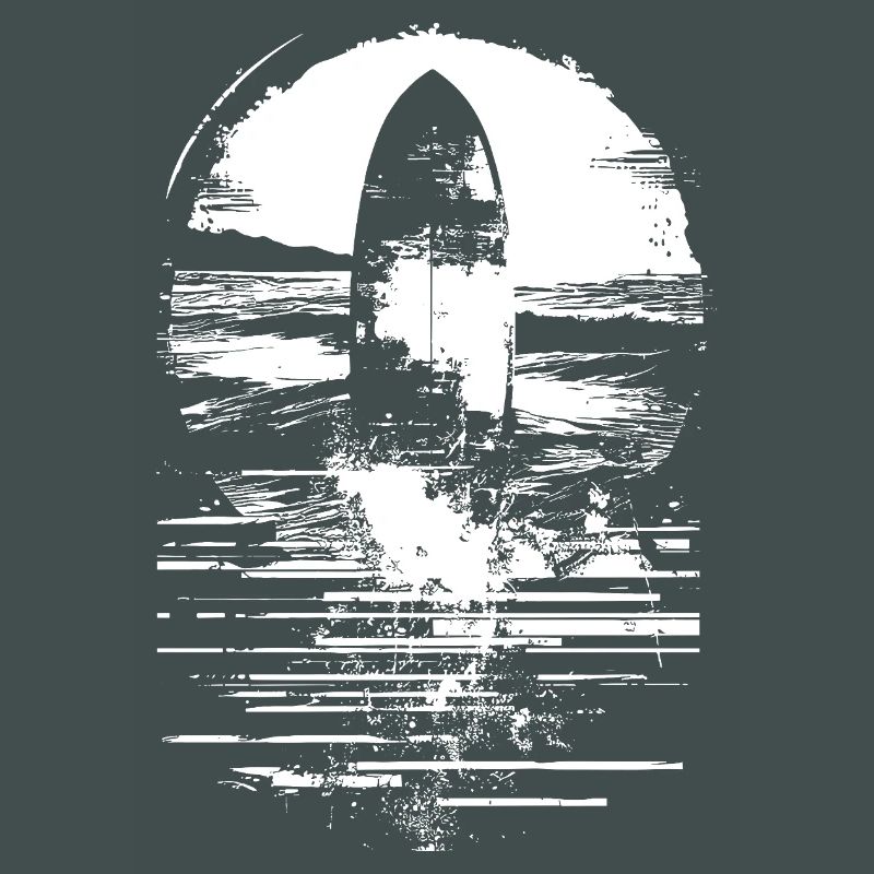 Surfboard Drawing