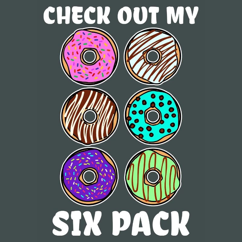 Funny statement donut candy snacking