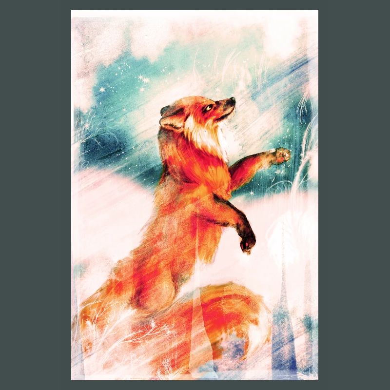 Winter fox.