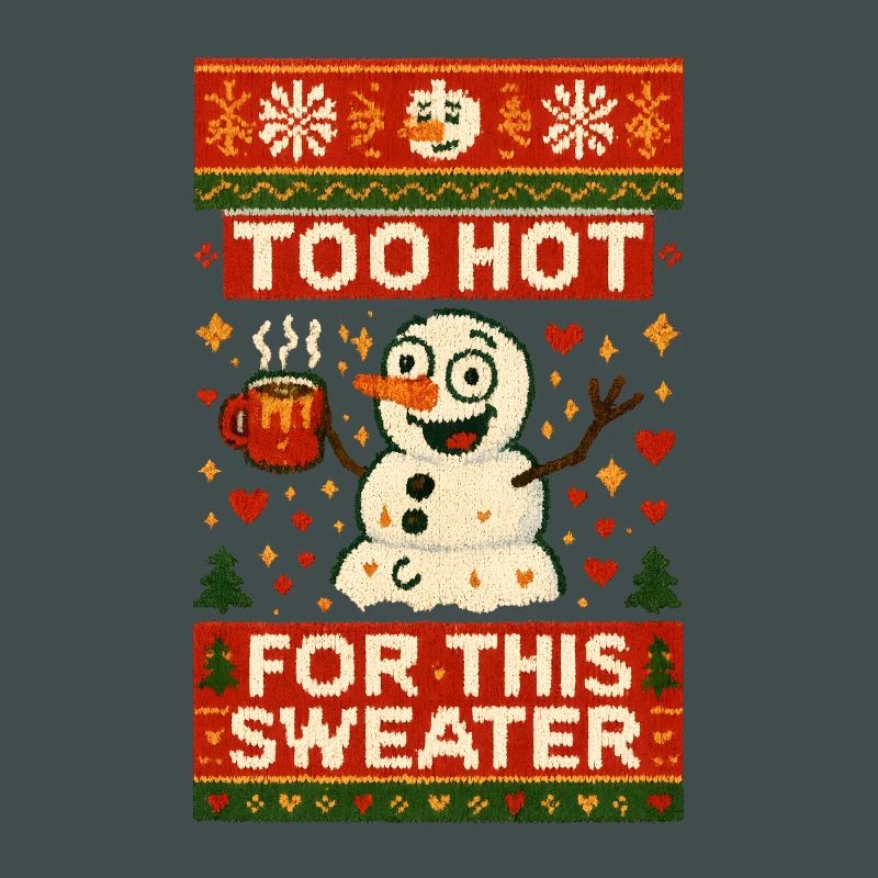 Noël moche Trop chaud pour ce pull