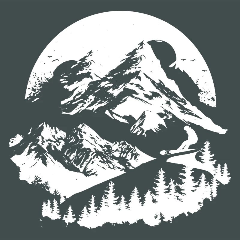 Snowboarding Drawing