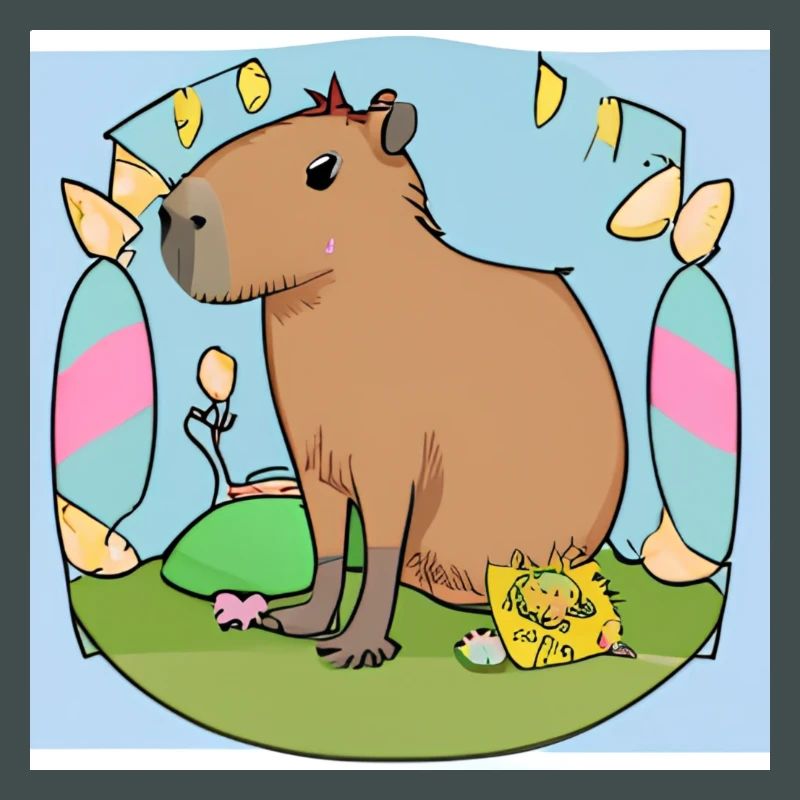 Easter capybara