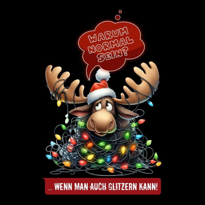 LUSTIGER ELCH | Weihnachtspulli | ugly sweater