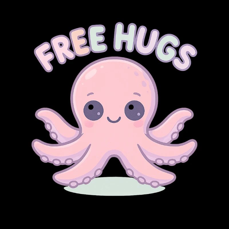 Cute Octopus "Free Hugs"