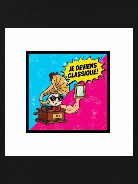Ich werde zum klassischen Pop-Retro