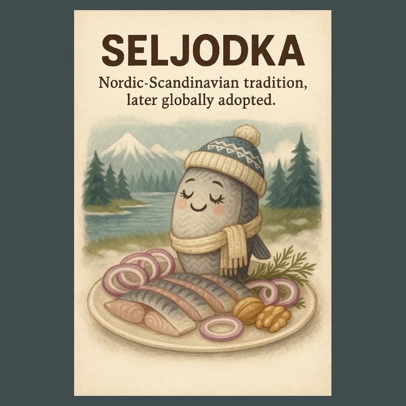 Seljodka Fish Plate Nordic Charm