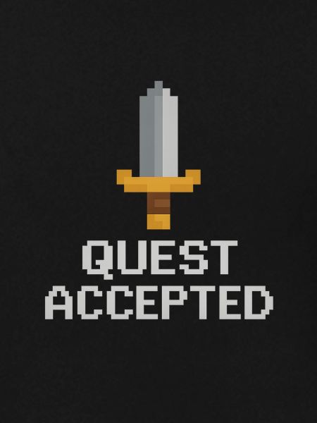 Quest akzeptiertes Pixelschwert