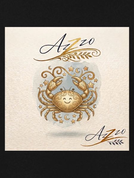 Goldener Krebszodiac 