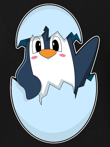 Pinguin Eierschale