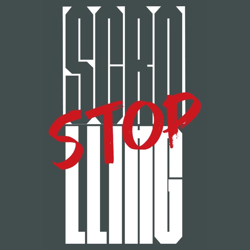 Stop Scrolling Typography design