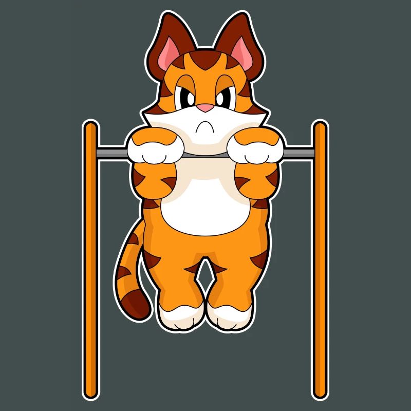 Tiger Bodybuilder Pull-ups Bodybuilding