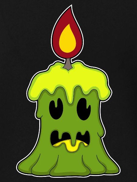 Kerze Halloween