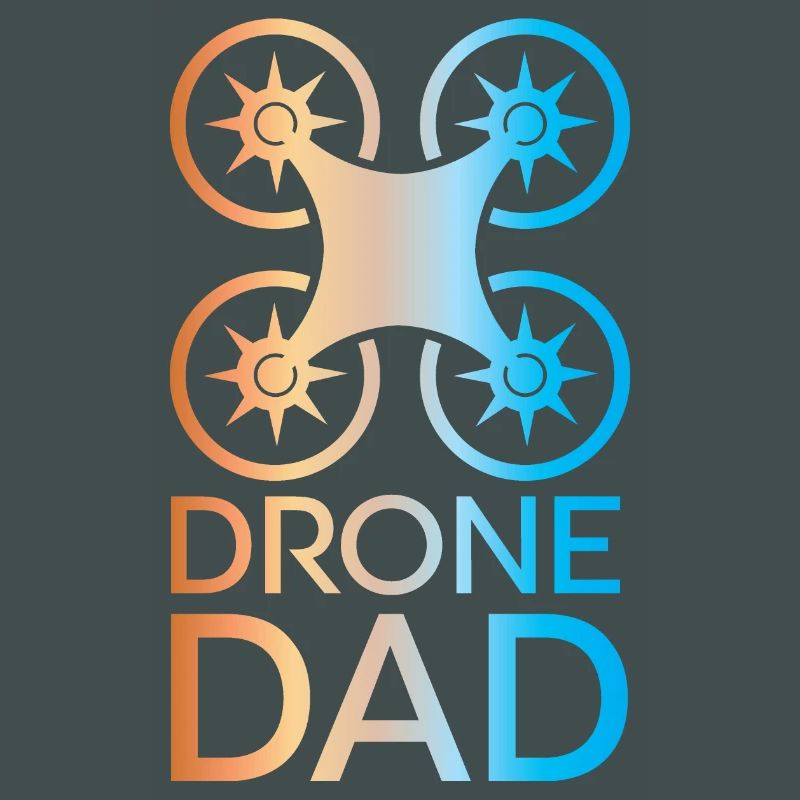 drone dad colors drone pilot icon icon logo