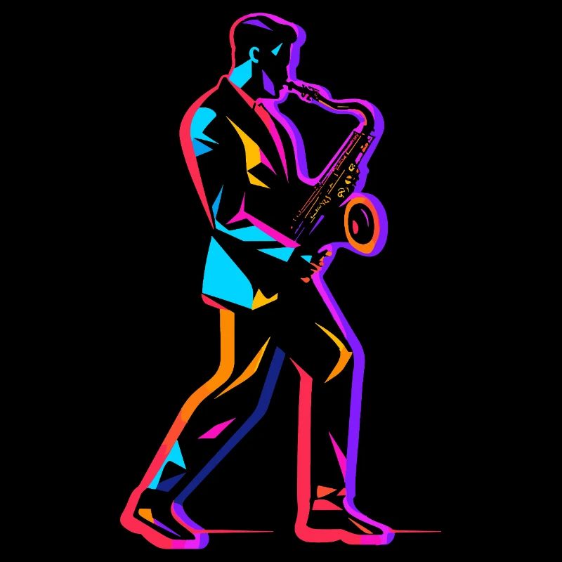 90s saxophone player