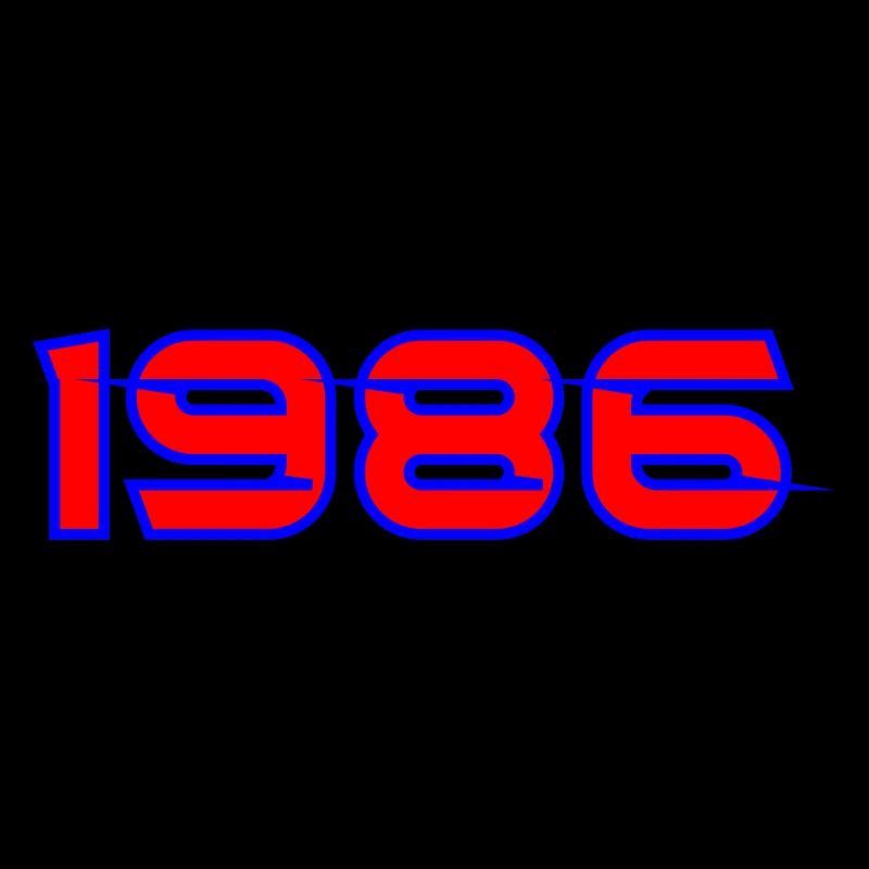 1985 Neon Retro Graffiti