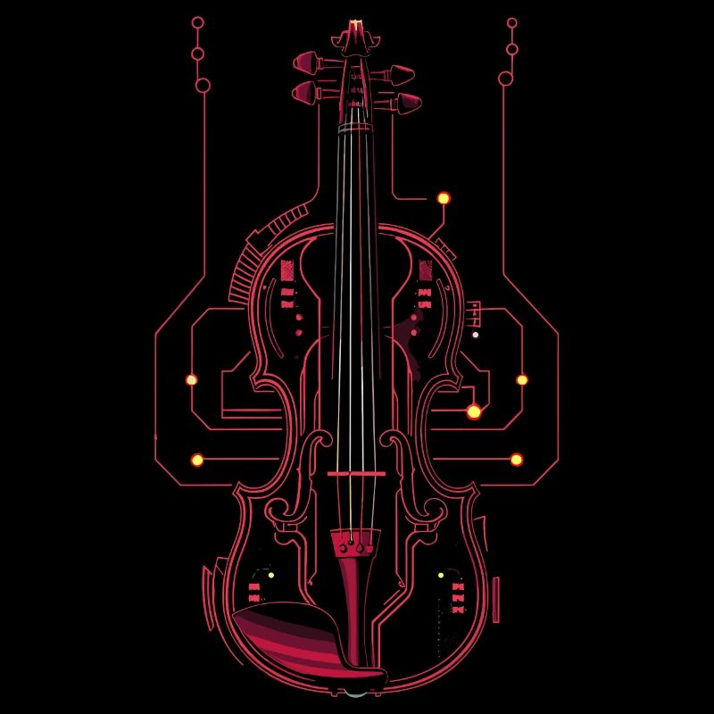 Violin Drawing