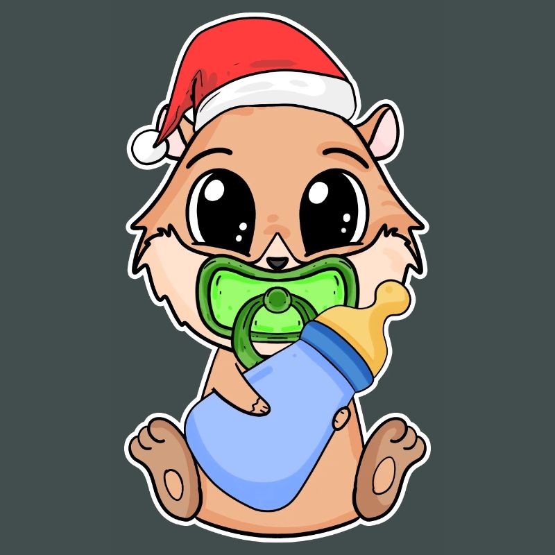 Cochon d’Inde Bébé Cochon d’Inde de Noël
