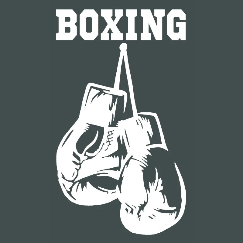 Gants de boxe blancs