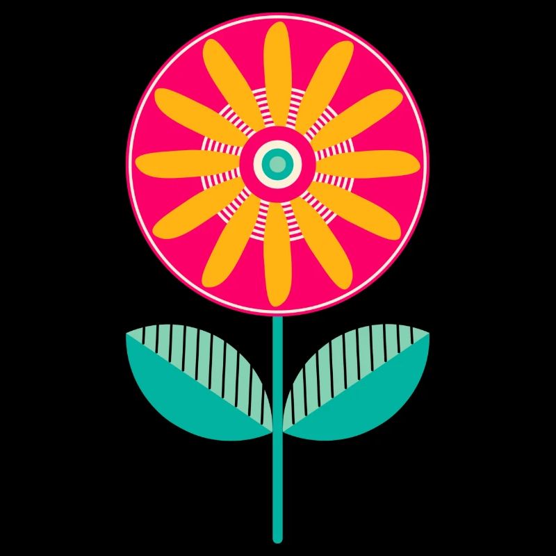 Süße bunte Blume