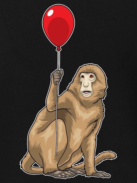 Affe Luftballon