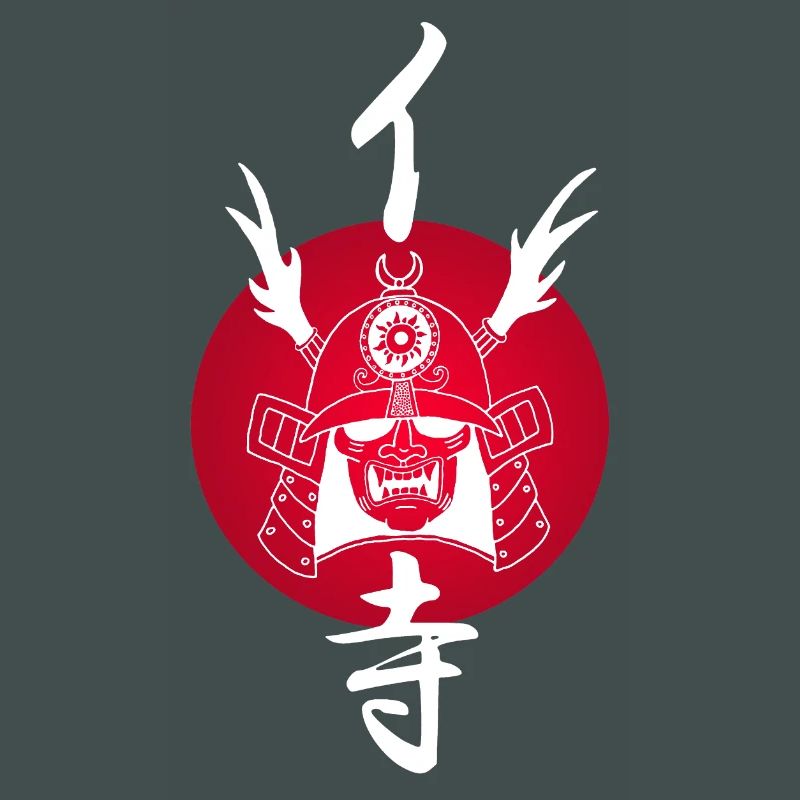 Weißer Samurai und Rote Sonne