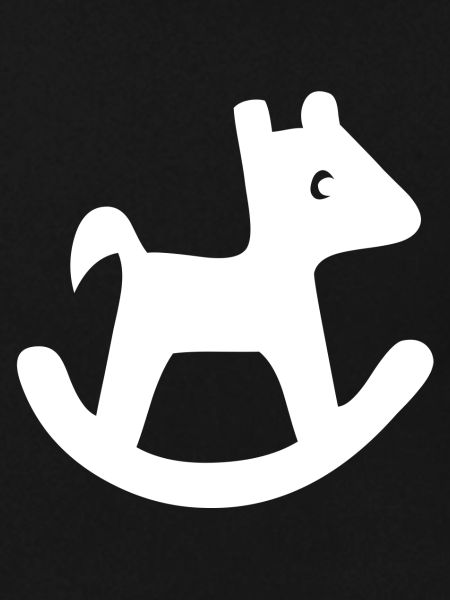 Rocking horse silhouette