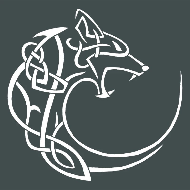 white lunar wolf