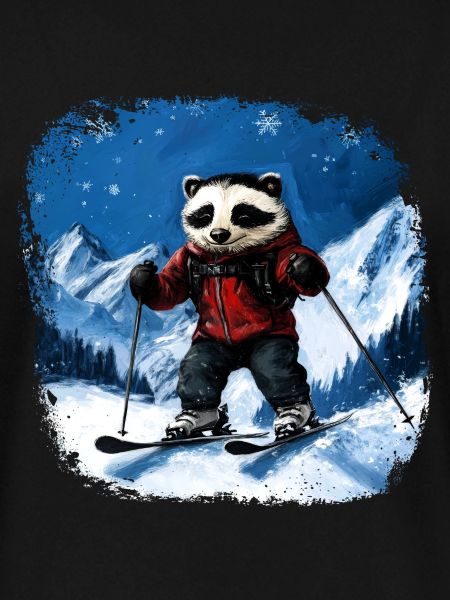Skifahrer Dachs