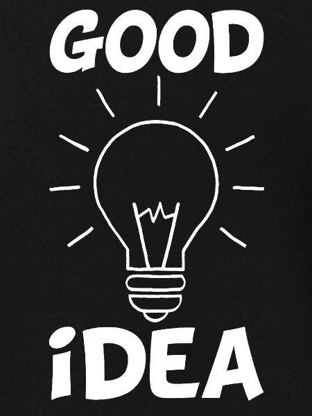 Die gute Idee (weiß)