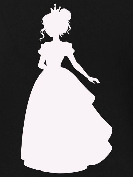Princess in ball gown