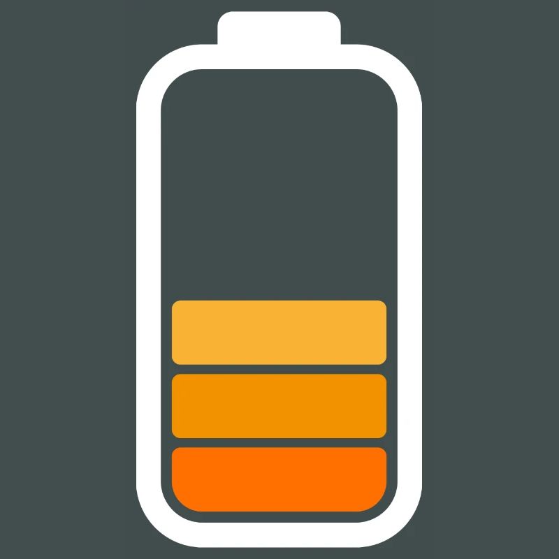 HALF BATTERY - White
