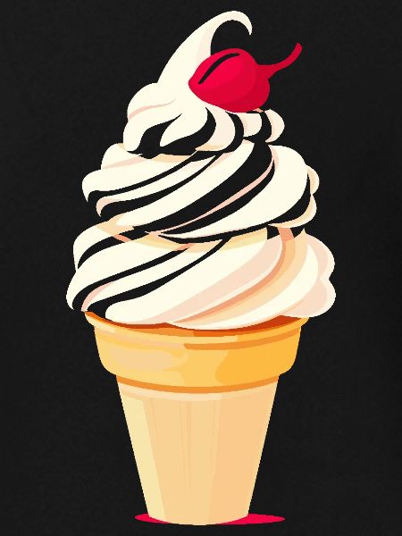 Eiscreme Tüte Grafik