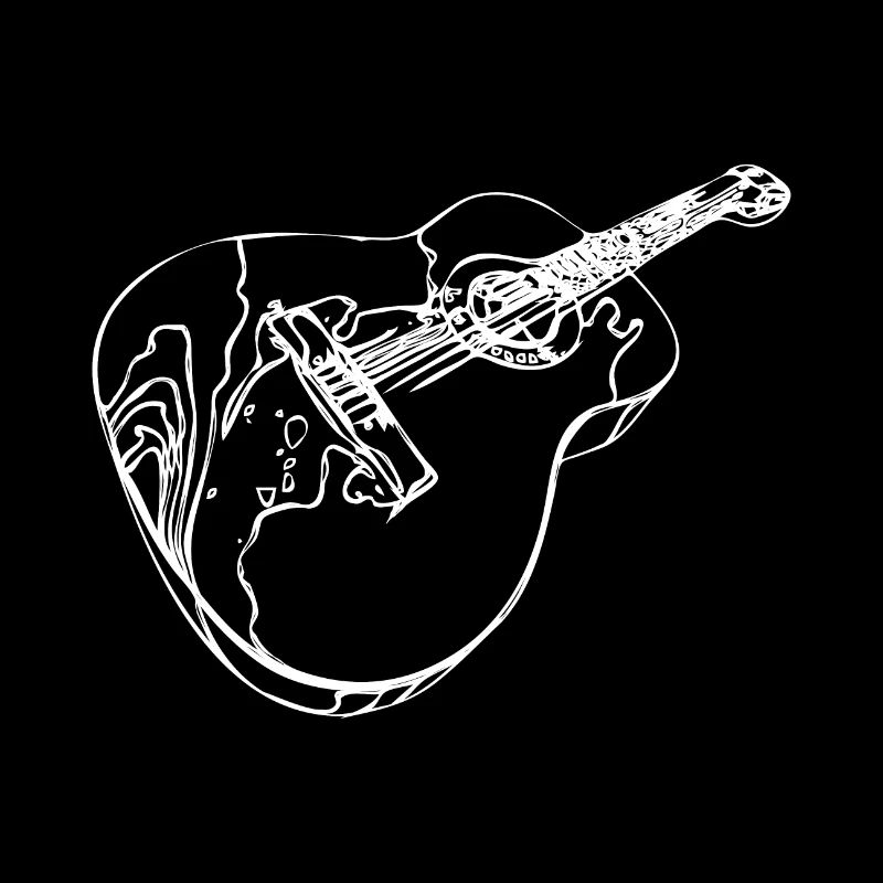 Guitar drawing