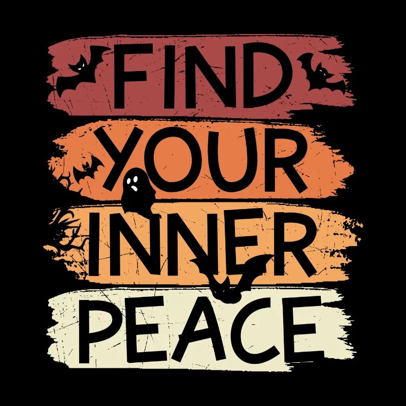 Find Your Inner Peace Horror Halloween