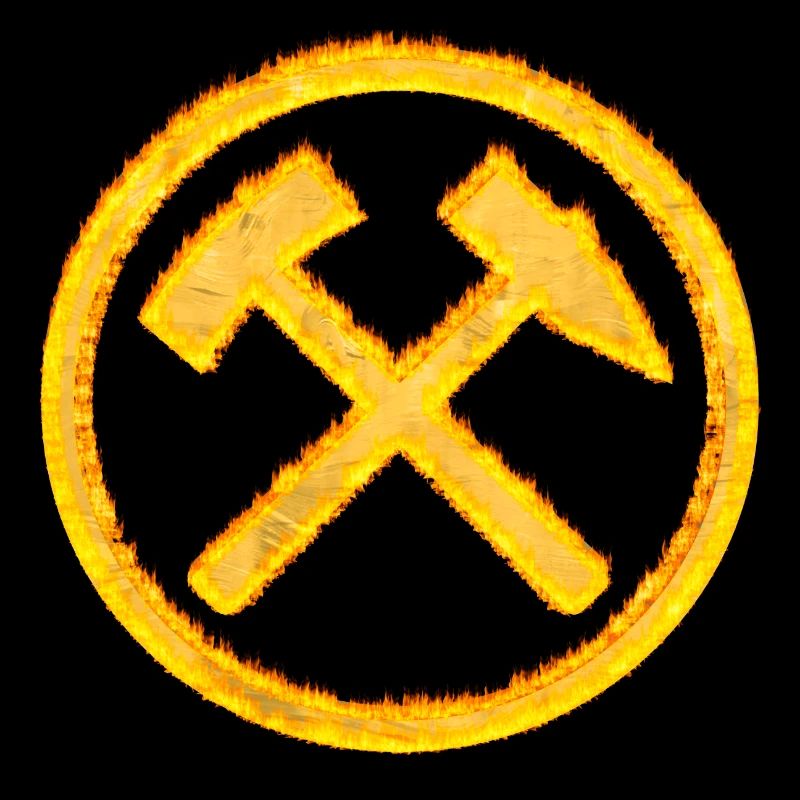 Hammer and Beater Mining Coal Gift