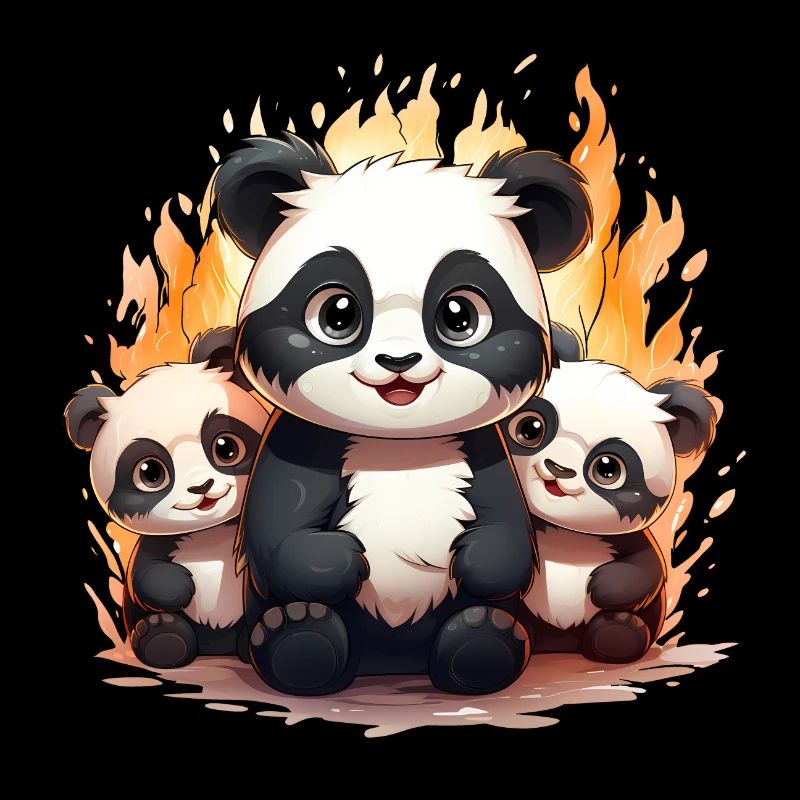 Baby panda squad