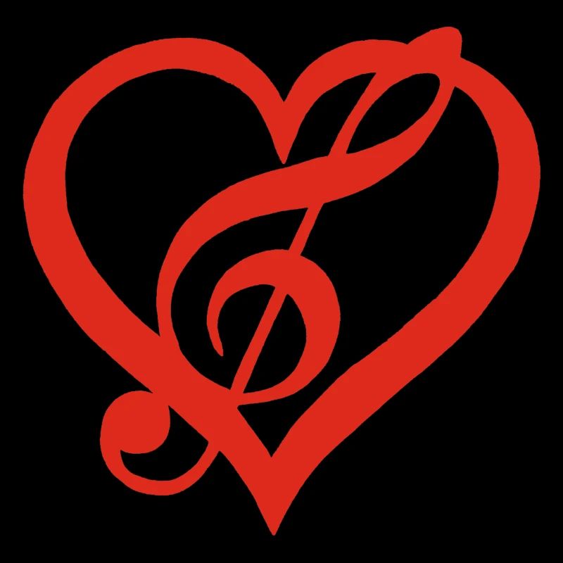 Musik im Herzen (Rot)