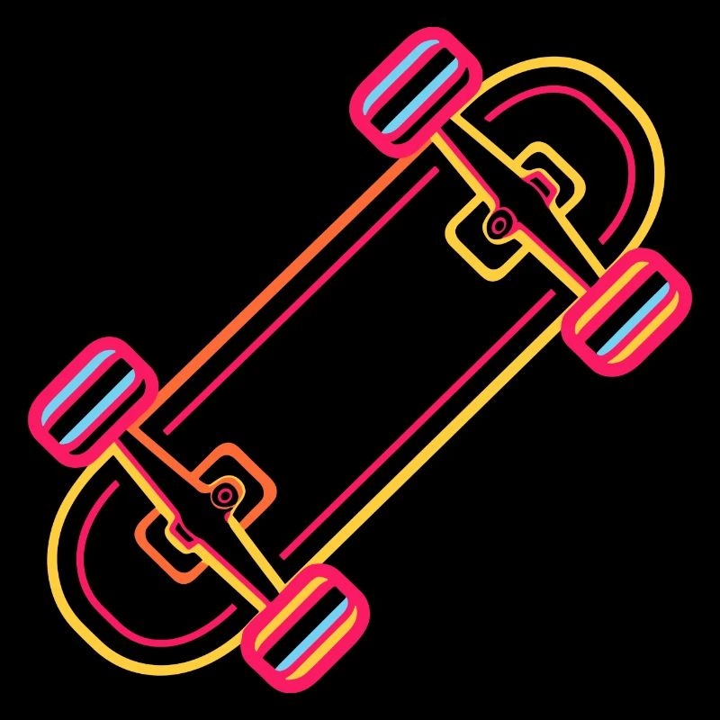 Skateboard Cartoon Look