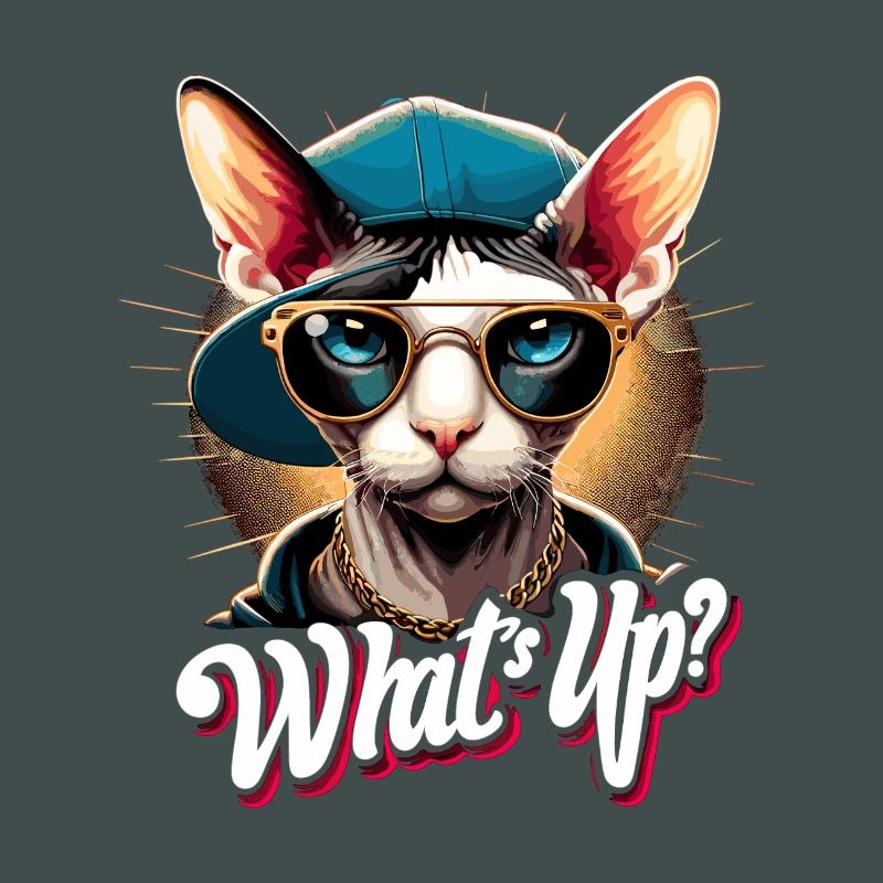 Cornish Rex Was geht ab Katze Geschenk