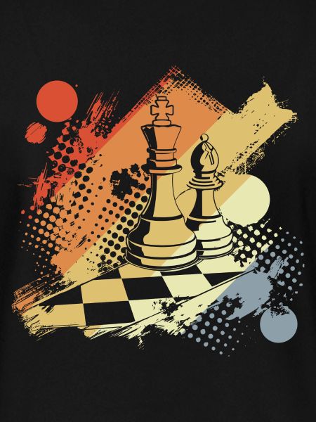 Chess queen and king