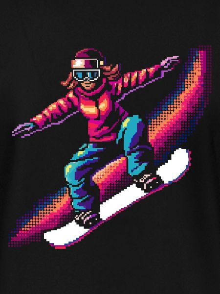 Snowboarding Pixel