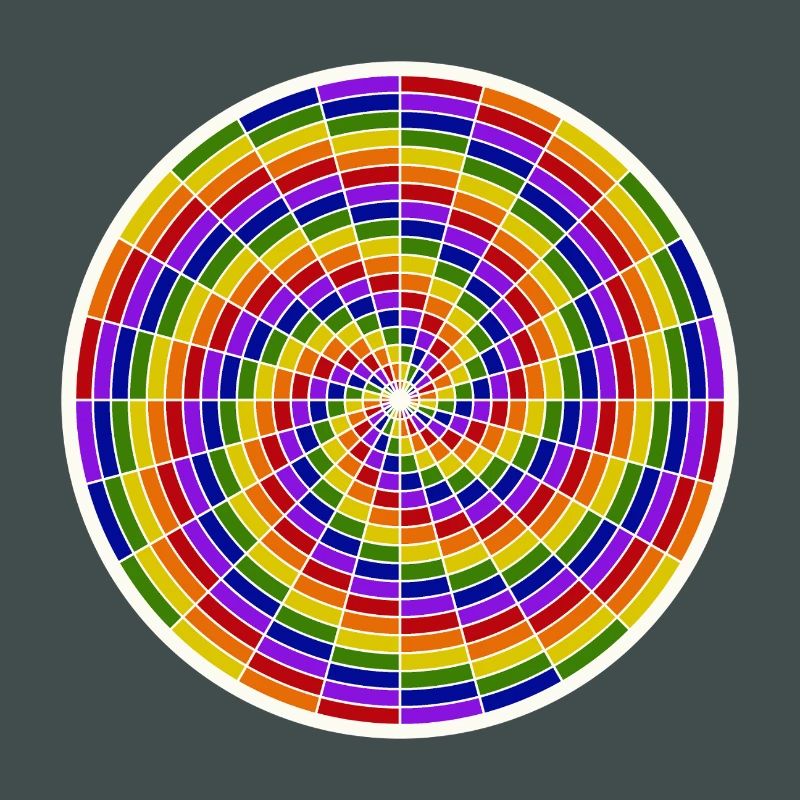 Conception d’art en spirale colorée